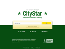 Tablet Screenshot of citystar.com
